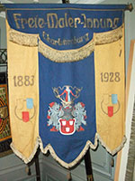Fahne der Malerinnung Charlottenburg von 1928