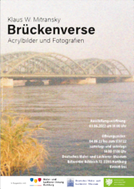 Plakat Brückenverse